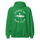 Steady On Surf Club Great Britain | Skeleton King Surfer | Hoodie Irish Green / S Hoodies Jolly & Goode