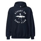 Steady On Surf Club Great Britain | Skeleton King Surfer | Hoodie Navy / S Hoodies Jolly & Goode