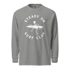 Steady On Surf Club | Great Britain | Skeleton Surf King | Garment-dyed Heavyweight Long-Sleeve Shirt long sleeve shirts Jolly & Goode