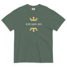Steady On T-shirt | Garment-dyed Heavyweight Cotton Blue Spruce / S Shirts & Tops Jolly & Goode
