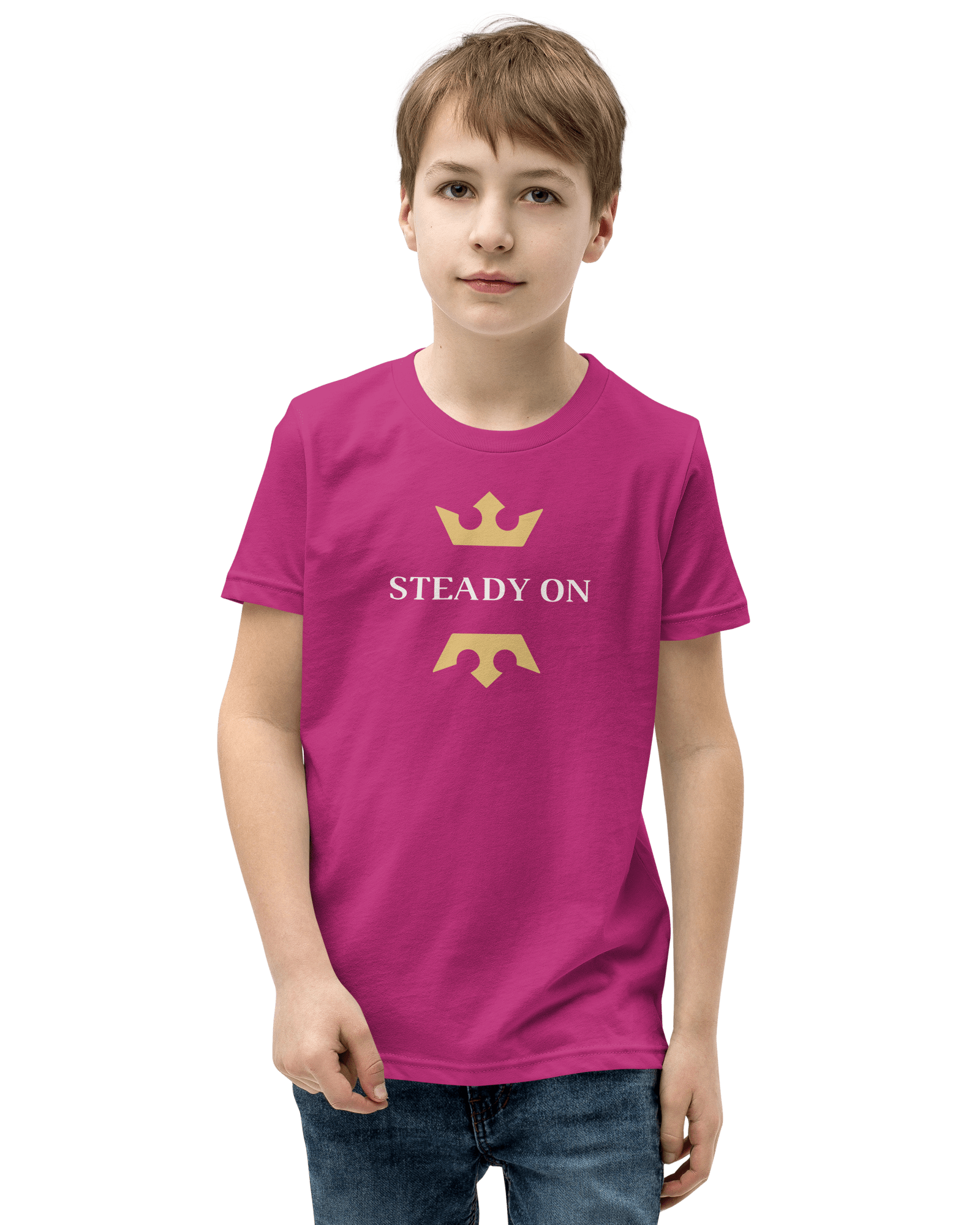 Steady On Youth T-shirt Berry / S Jolly & Goode