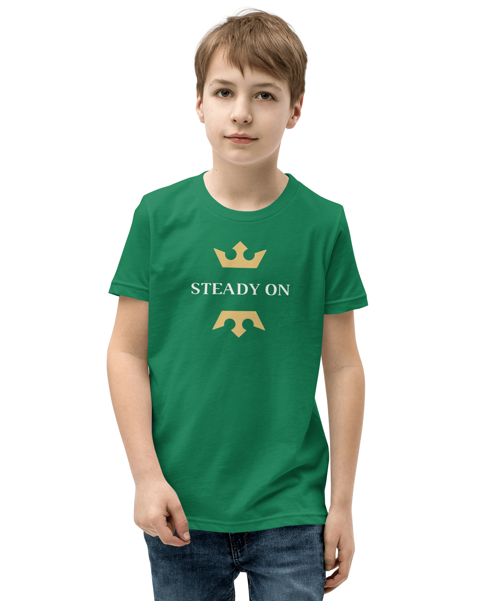 Steady On Youth T-shirt Kelly / S Jolly & Goode