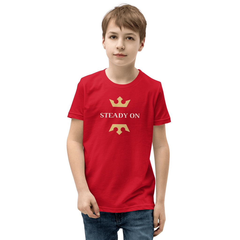 Steady On Youth T-shirt Red / S Jolly & Goode