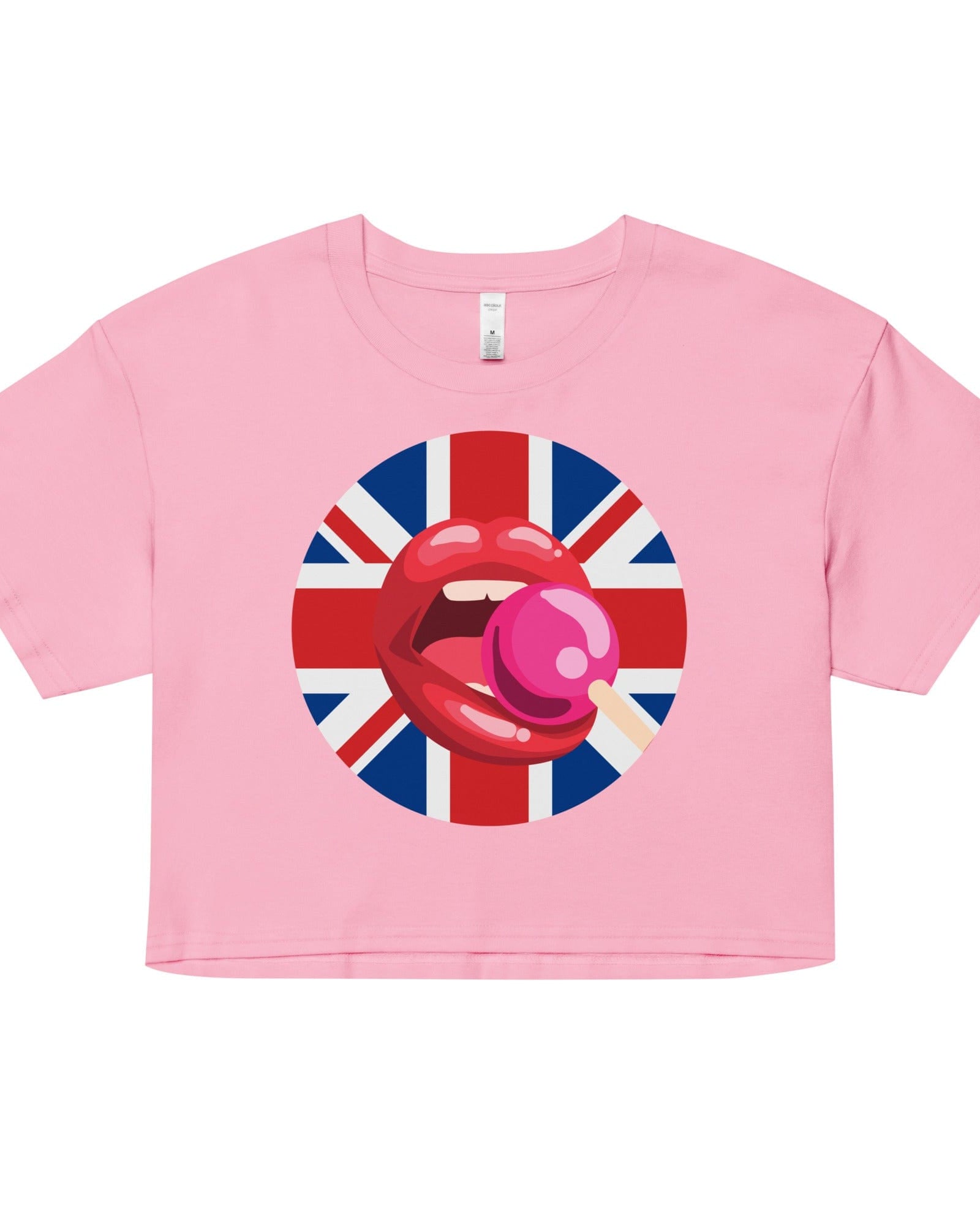 The British Tongue | Cheeky Crop Top Bubblegum / XS Crop Tops Jolly & Goode