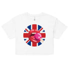 The British Tongue | Cheeky Crop Top White / XS Crop Tops Jolly & Goode