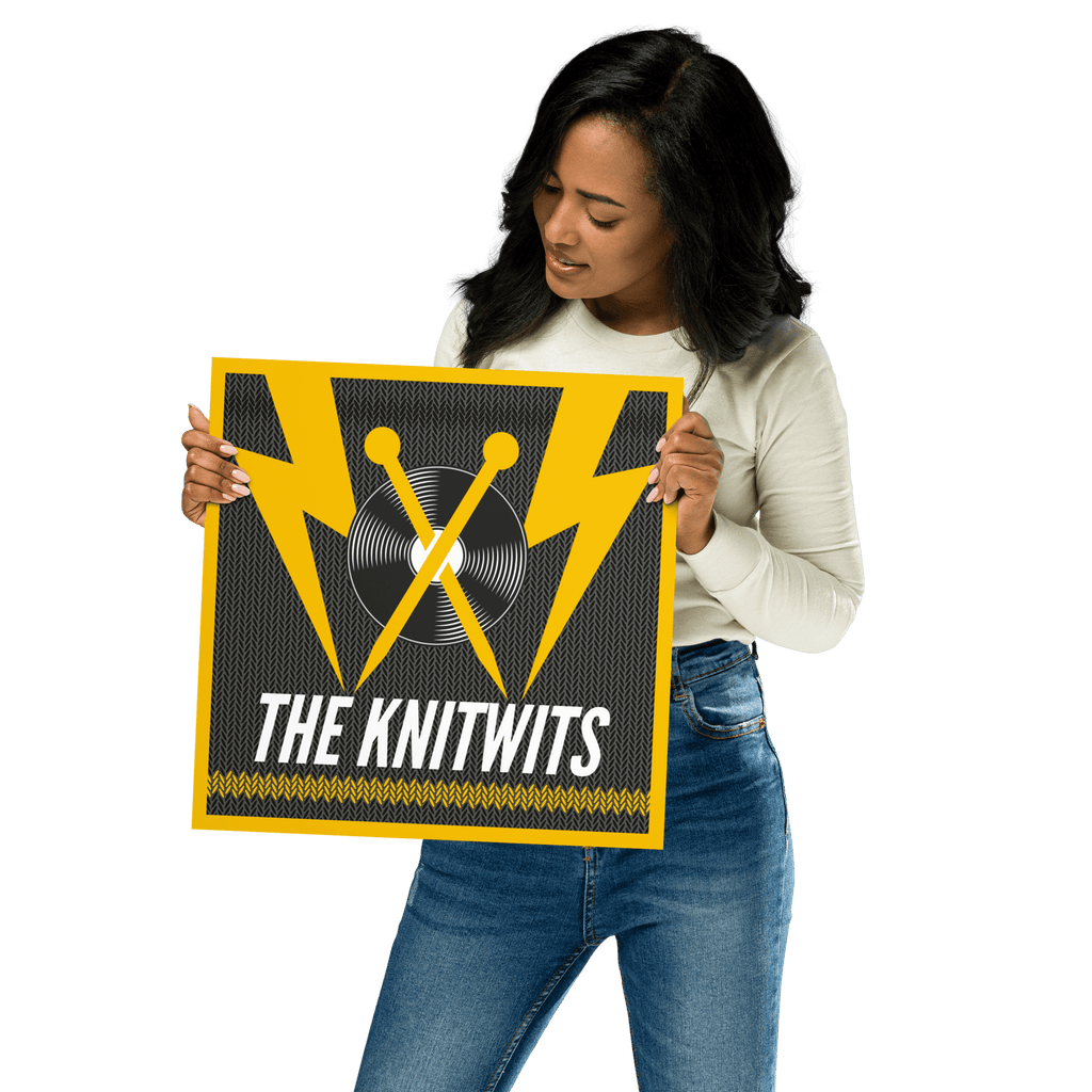 The Knitwits Poster 14″×14″ Posters, Prints, & Visual Artwork Jolly & Goode