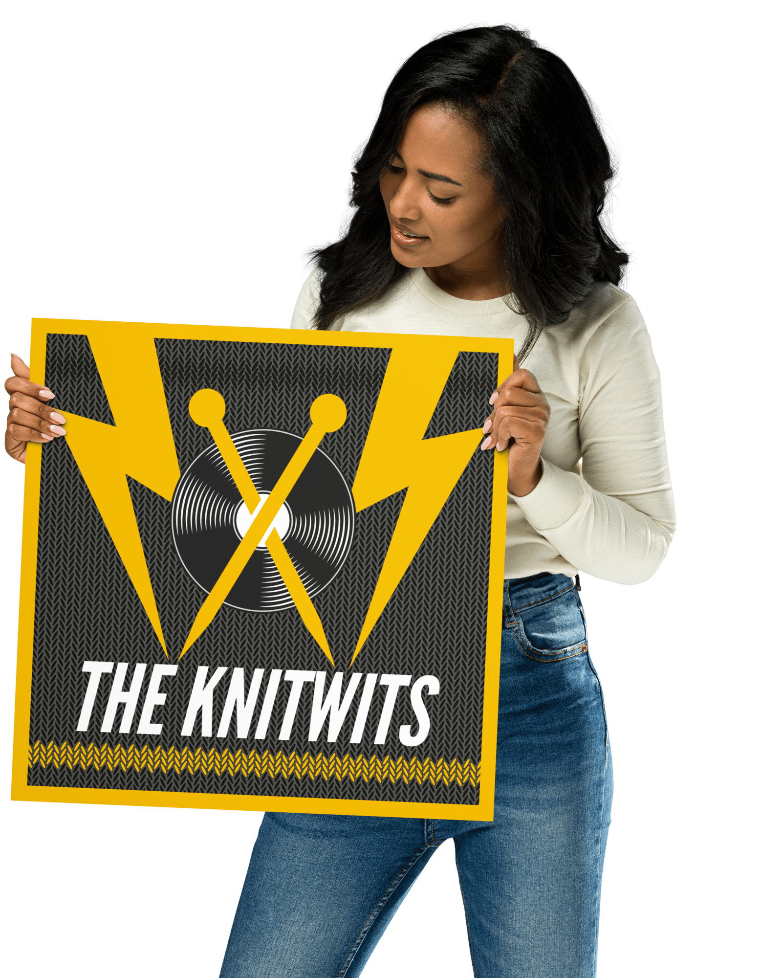 The Knitwits Poster 16″×16″ Posters, Prints, & Visual Artwork Jolly & Goode