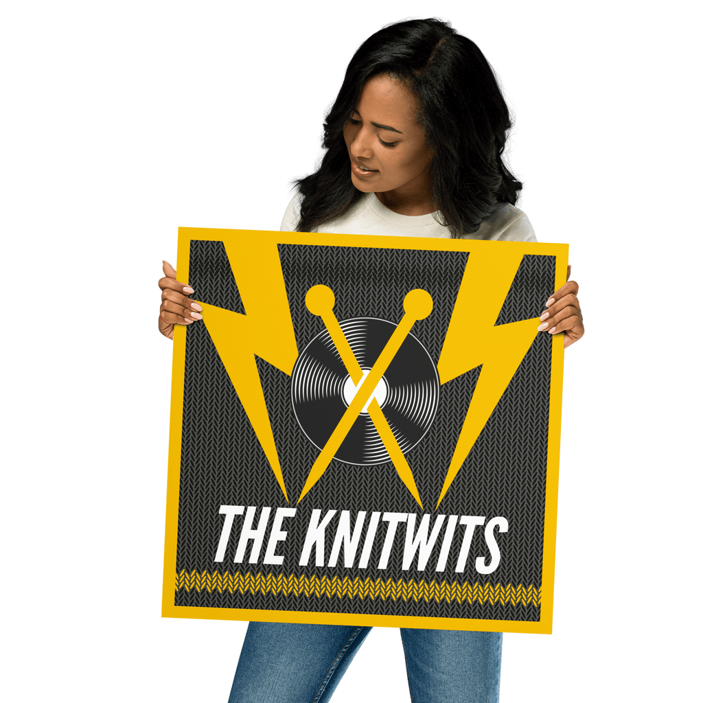 The Knitwits Poster 18″×18″ Posters, Prints, & Visual Artwork Jolly & Goode