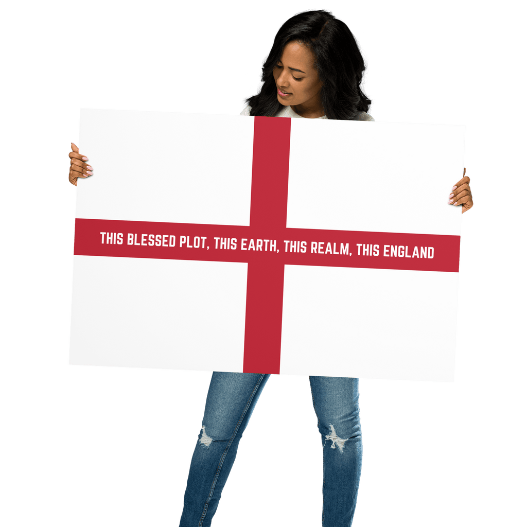 This England Poster 24″×36″ Posters, Prints, & Visual Artwork Jolly & Goode