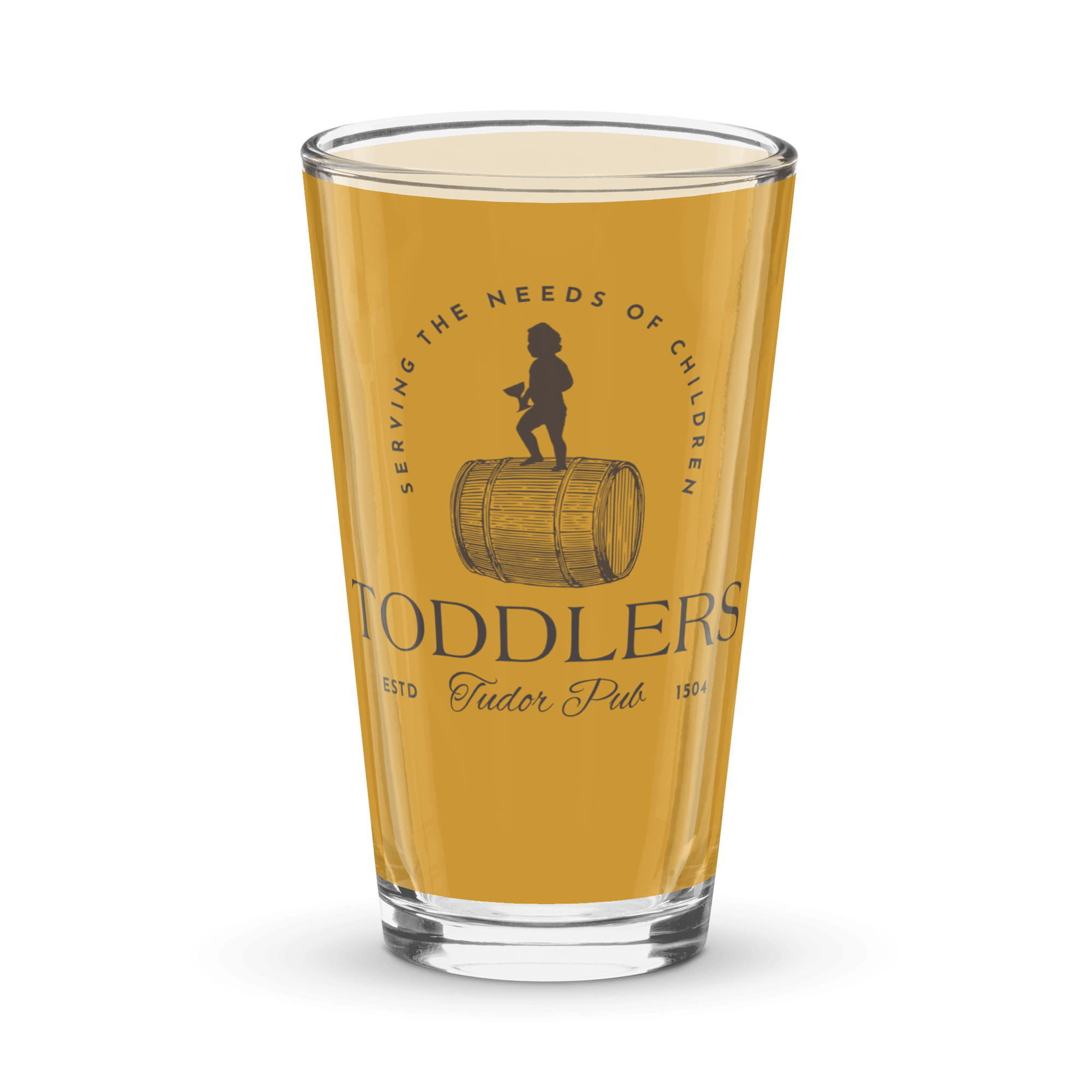 Toddlers Tudor Pub Pint Glass Pint Glass Jolly & Goode