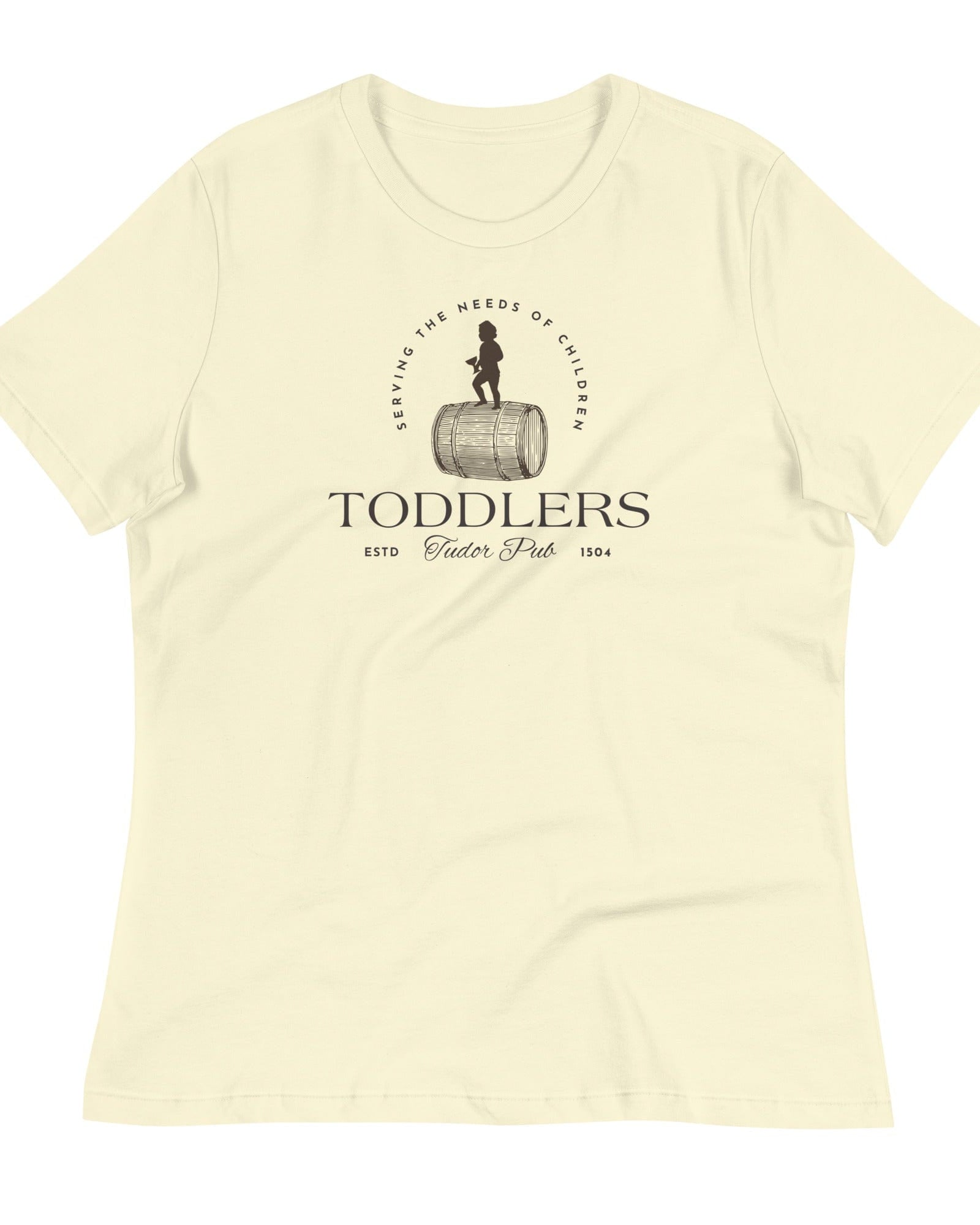 Toddlers Tudor Pub | Women's Relaxed T-Shirt Citron / S Shirts & Tops Jolly & Goode
