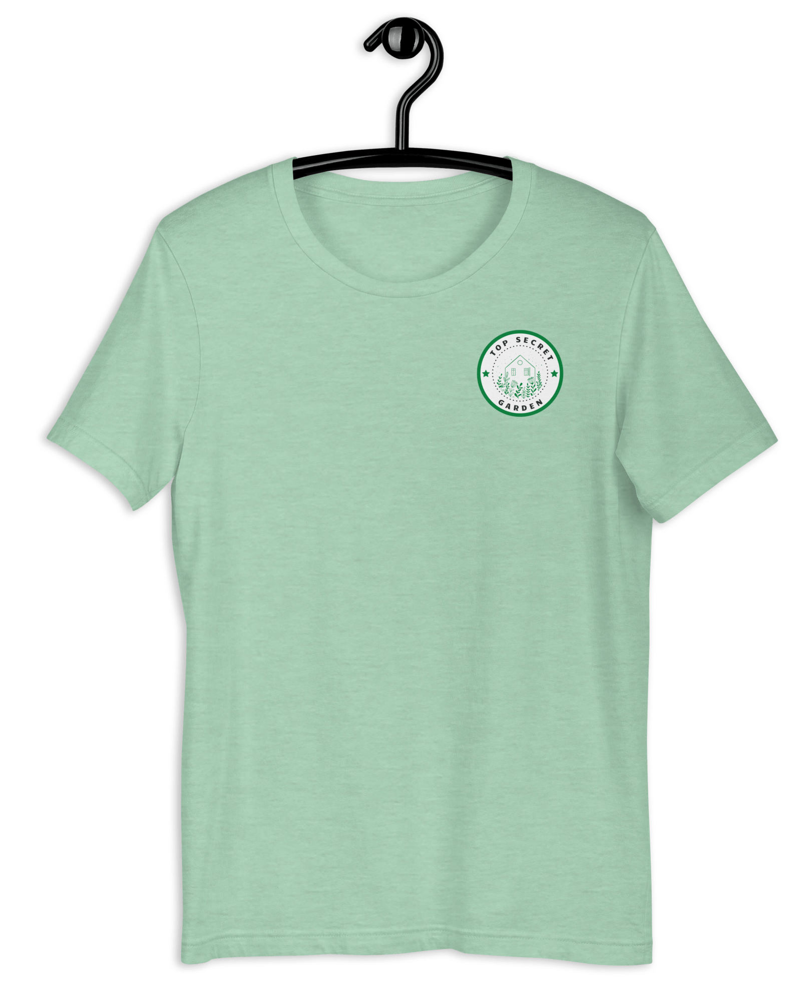 Top Secret Garden T-shirt Heather Prism Mint / S Shirts & Tops Jolly & Goode