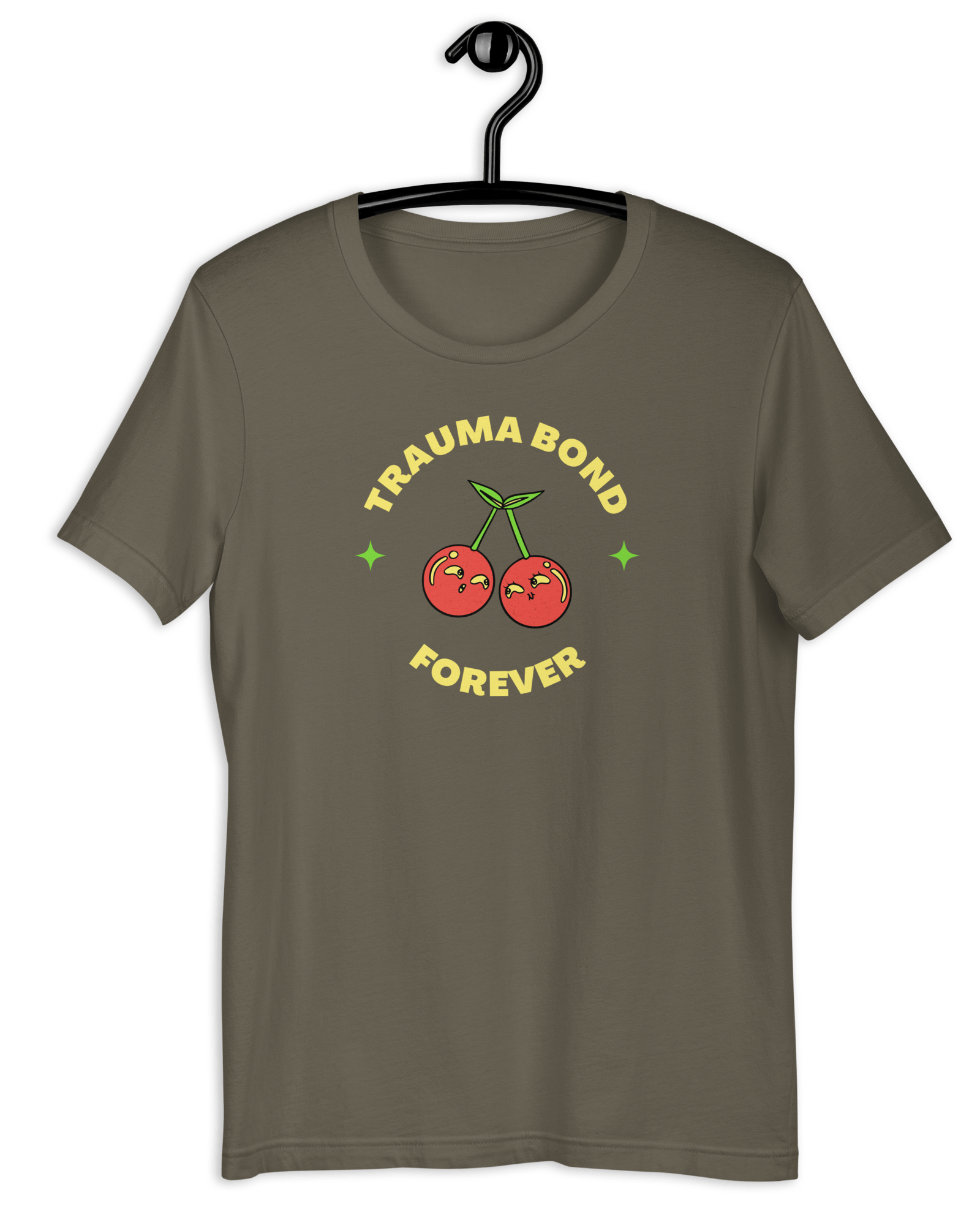 Trauma Bond Forever T-shirt Army / S Shirts & Tops Jolly & Goode