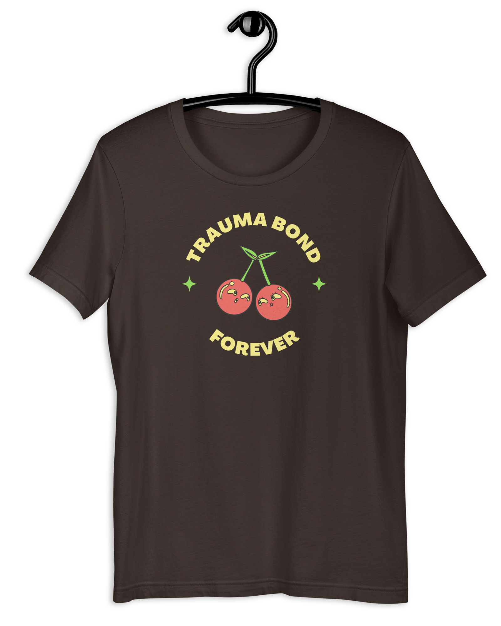 Trauma Bond Forever T-shirt Brown / S Shirts & Tops Jolly & Goode