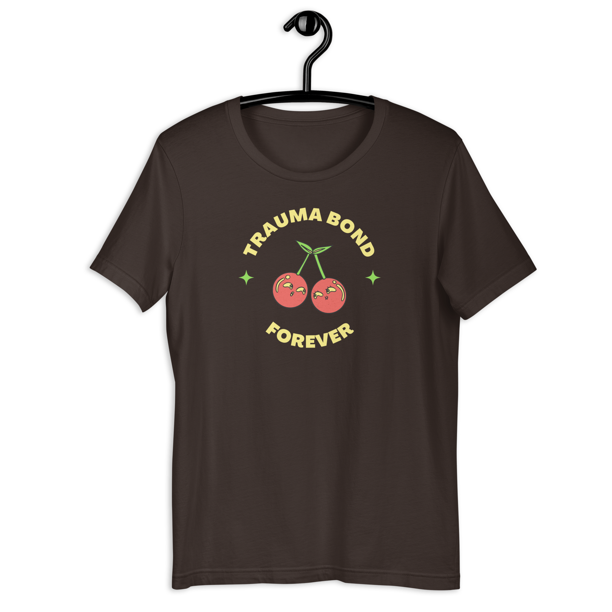 Trauma Bond Forever T-shirt Brown / S Shirts & Tops Jolly & Goode