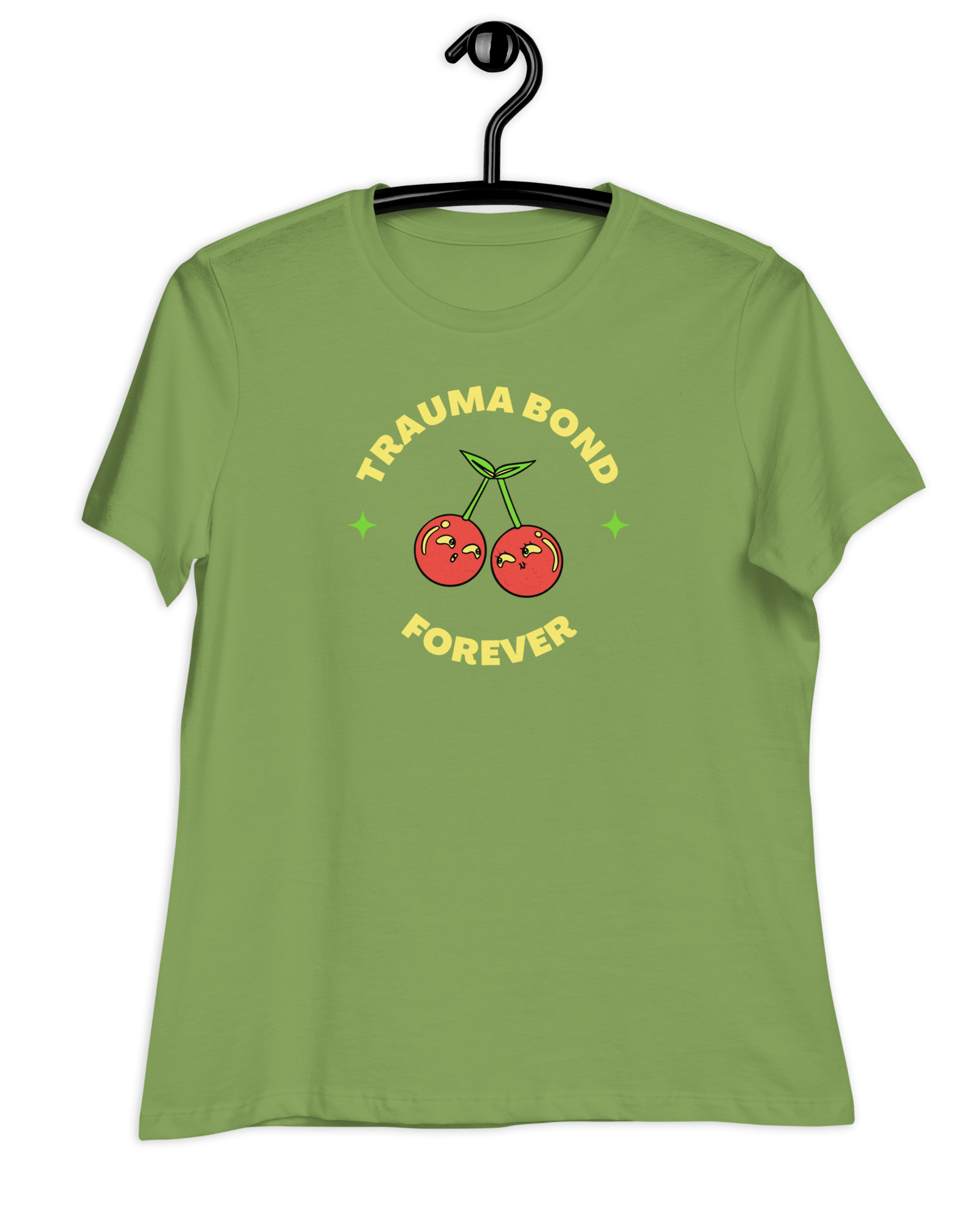 Trauma Bond Forever Women's Relaxed T-Shirt Leaf / S Shirts & Tops Jolly & Goode