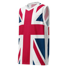 Union Jack Basketball Jersey | Unisex Fit 2XS basketball jersey Jolly & Goode