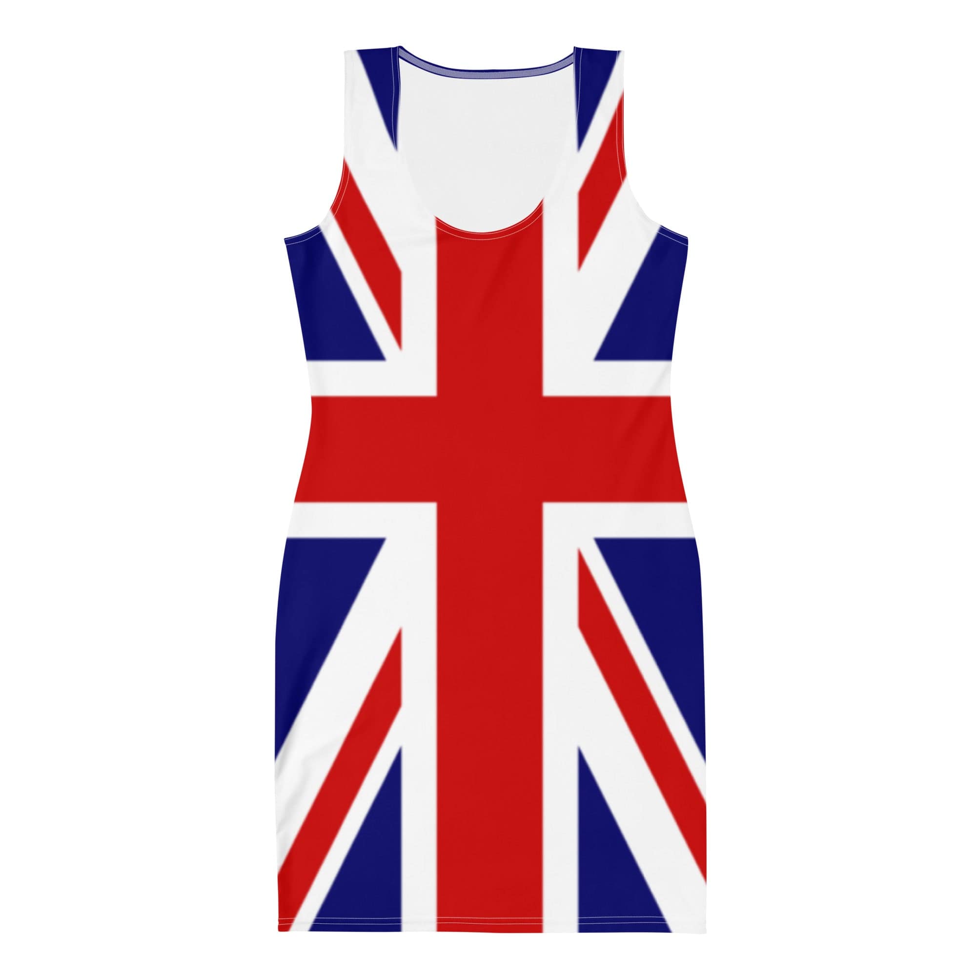 Union Jack Fitted Dress | Ginger Spice Style Fitted Dress Jolly & Goode