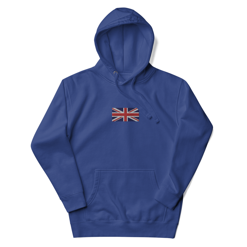 Union Jack Hoodie | Embroidered Team Royal / S Hoodies Jolly & Goode