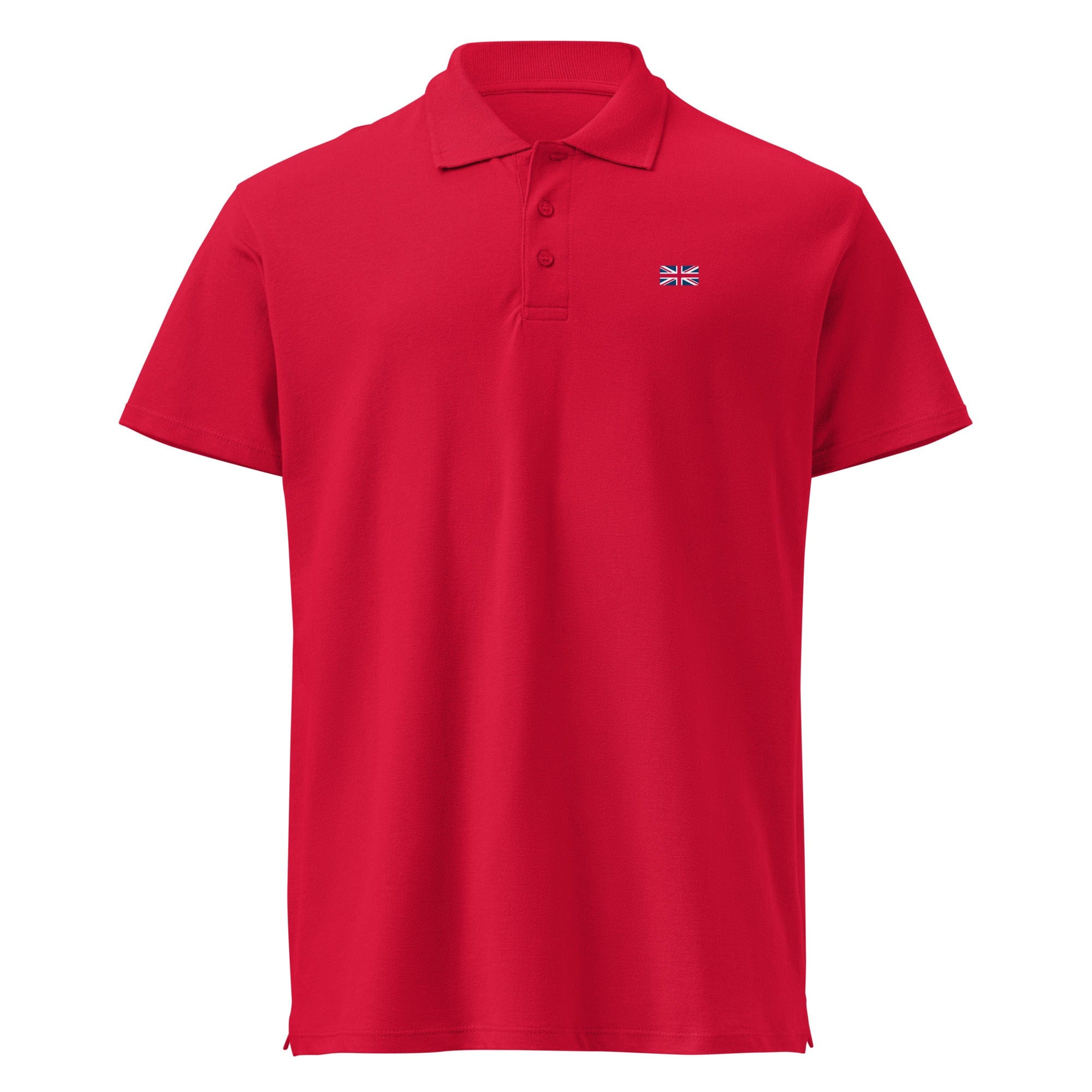 Union Jack Pique Polo Shirt Red / S Unisex Polo Shirts Jolly & Goode