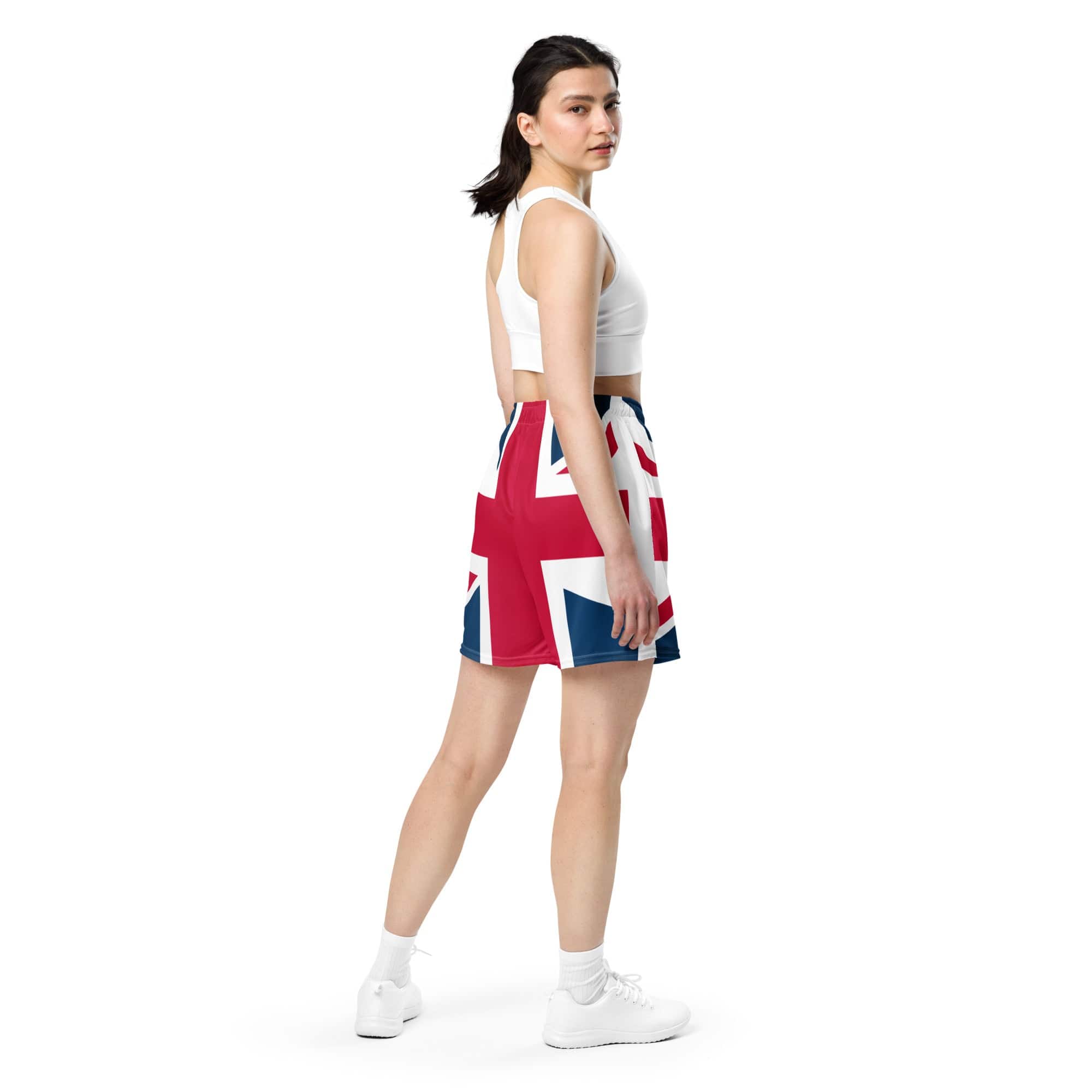 Union Jack Shorts | Mesh Fabric | Pockets | Unisex Fit Shorts Jolly & Goode