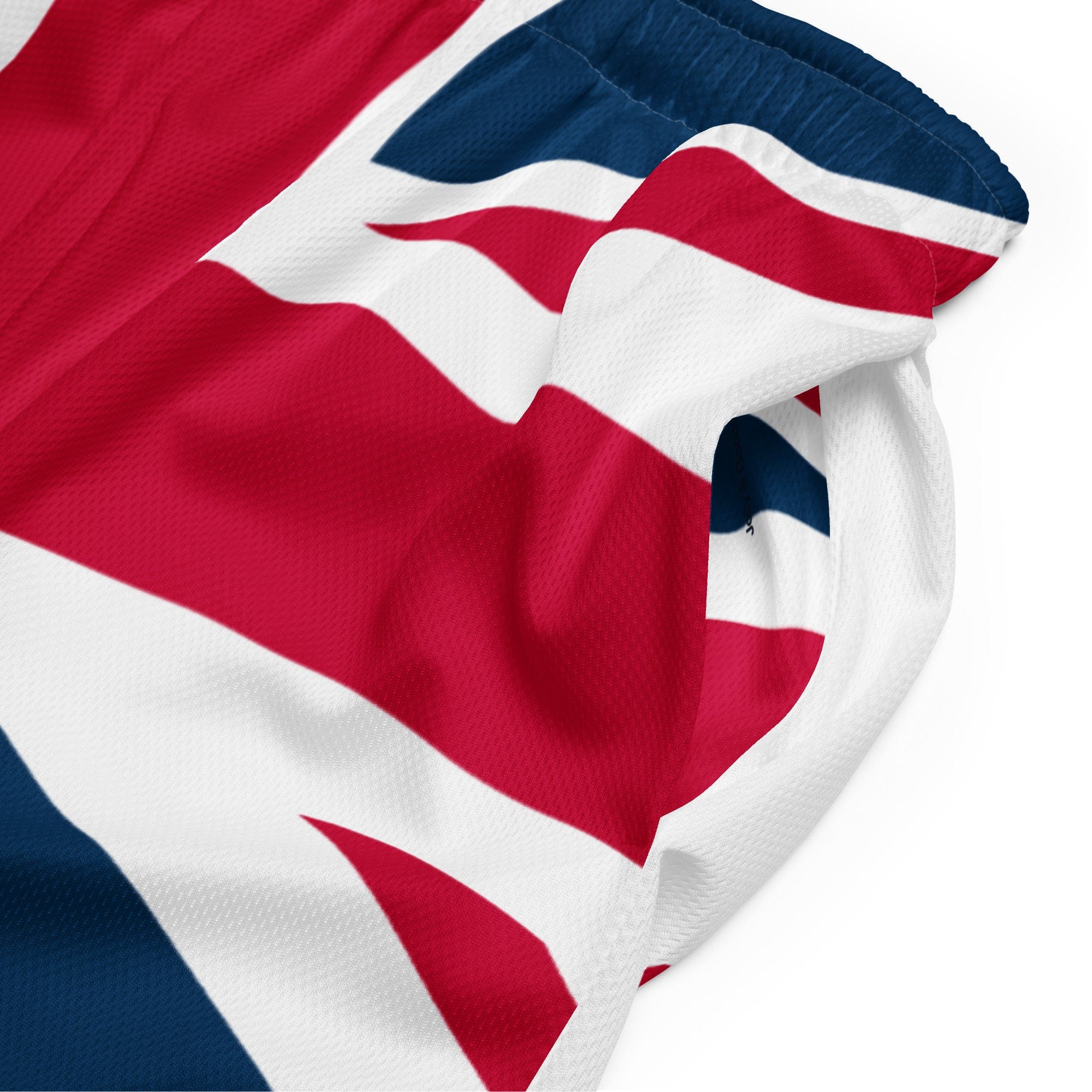 Union Jack Shorts | Mesh Fabric | Pockets | Unisex Fit.