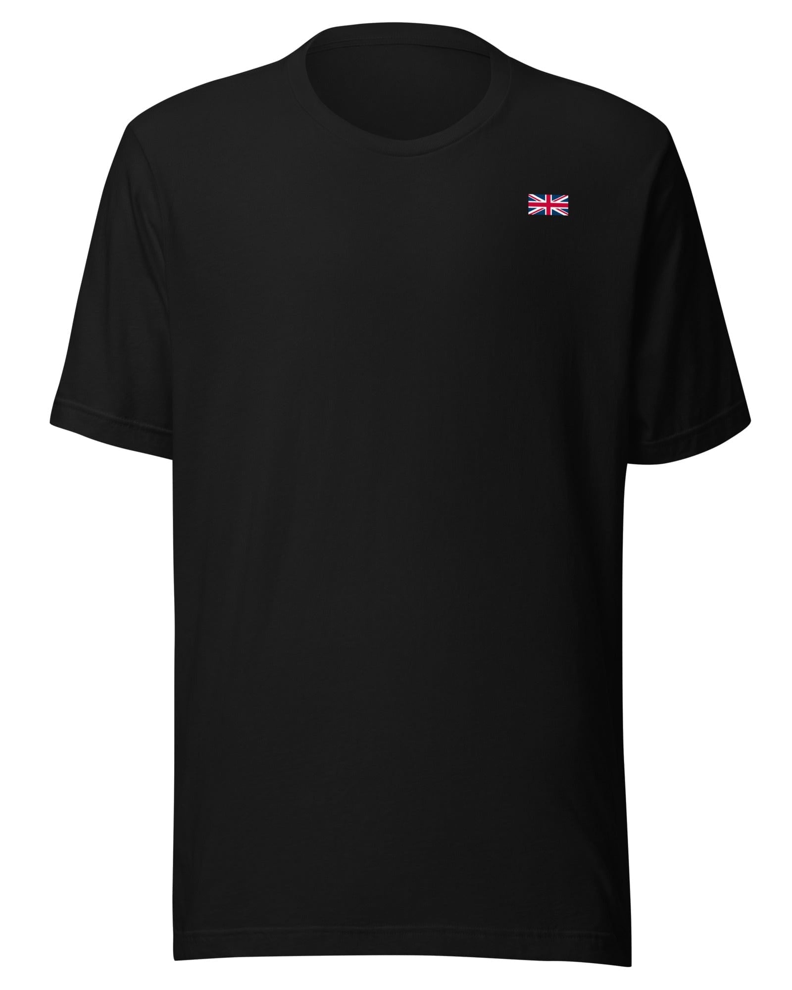 Union Jack T-shirt | Left Chest | Subtle Black / S Shirts & Tops Jolly & Goode