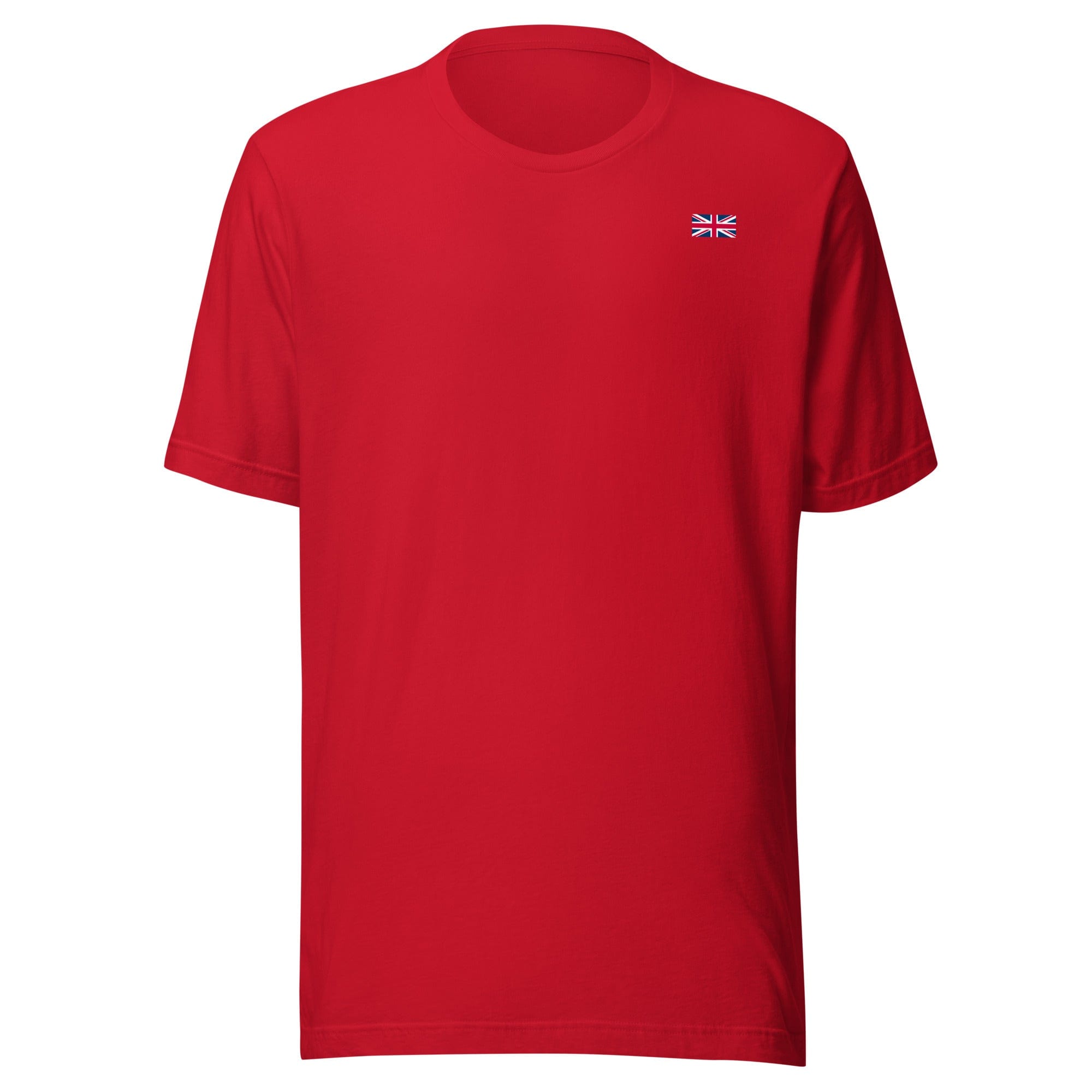 Union Jack T-shirt | Left Chest | Subtle Red / S Shirts & Tops Jolly & Goode