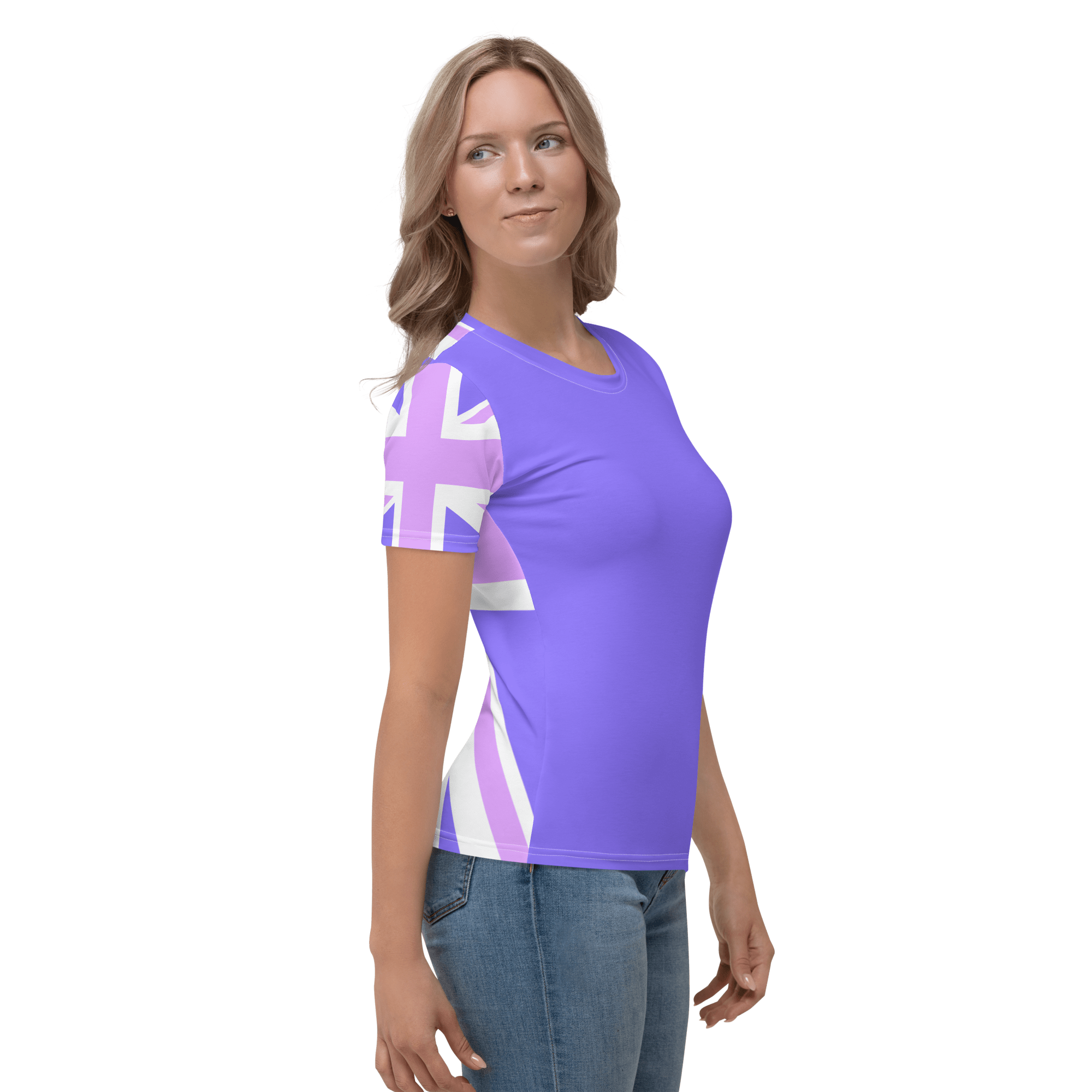 Union Jack Women's T-shirt | Purple Shirts & Tops Jolly & Goode