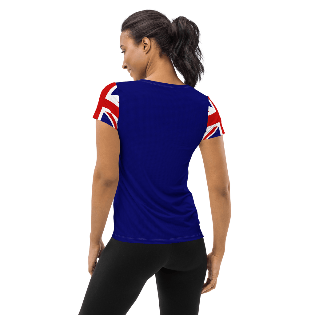 Union Jack Women's Workout Shirt Activewear Jolly & Goode