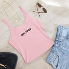 Unlocked Women’s Micro-Rib Vest (or Tank Top) Solid Pink Blend / XS Women's Vests Jolly & Goode