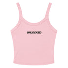 Unlocked Women’s Micro-Rib Vest (or Tank Top) Women's Vests Jolly & Goode