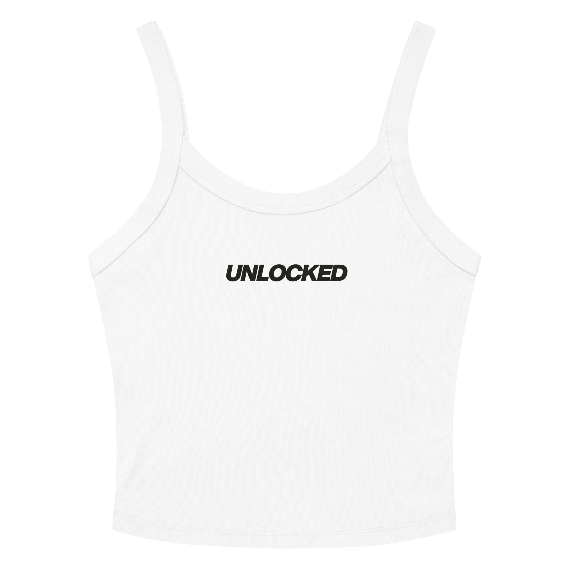 Unlocked Women’s Micro-Rib Vest (or Tank Top) Women's Vests Jolly & Goode