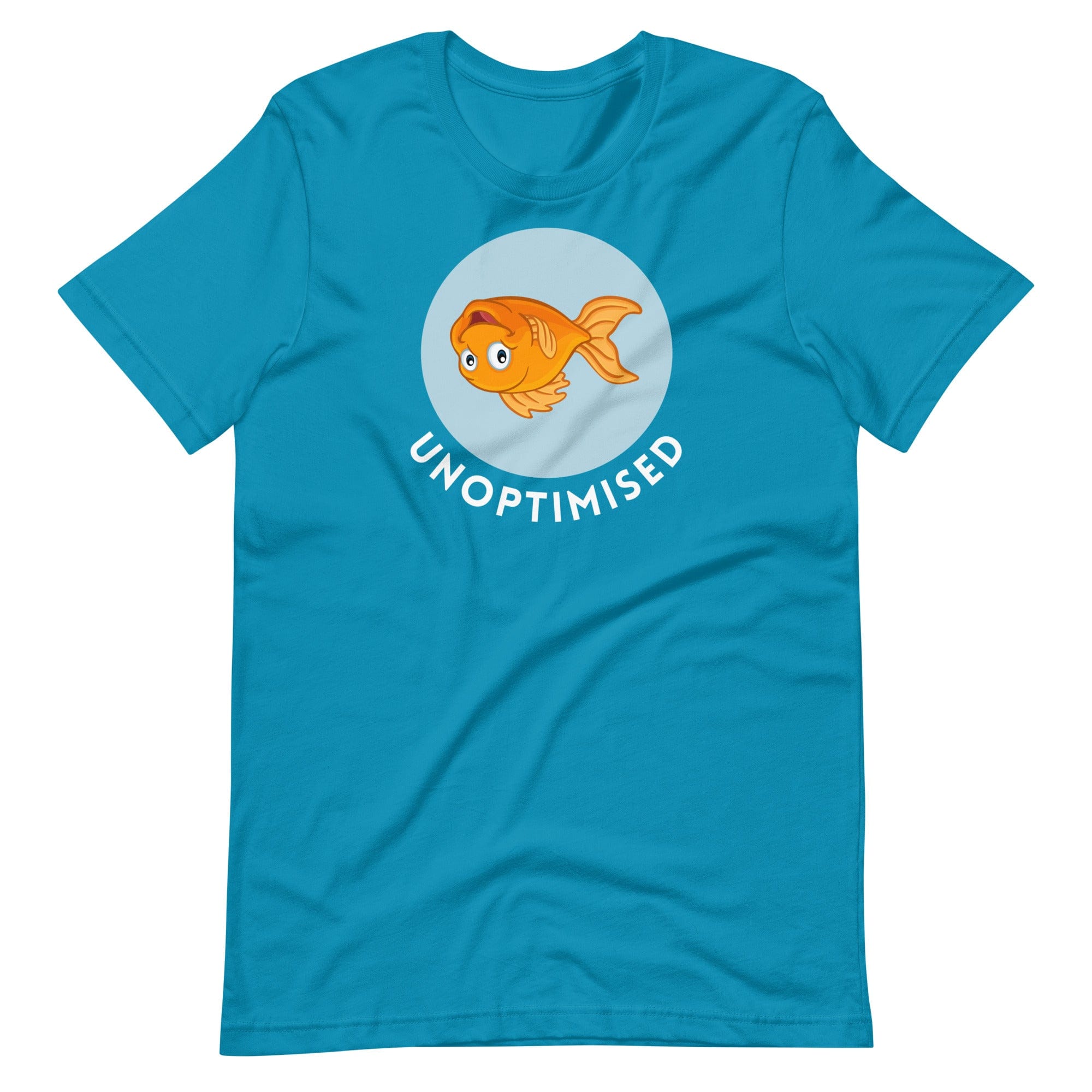 Unoptimised Goldfish T-shirt Aqua / S Shirts & Tops Jolly & Goode