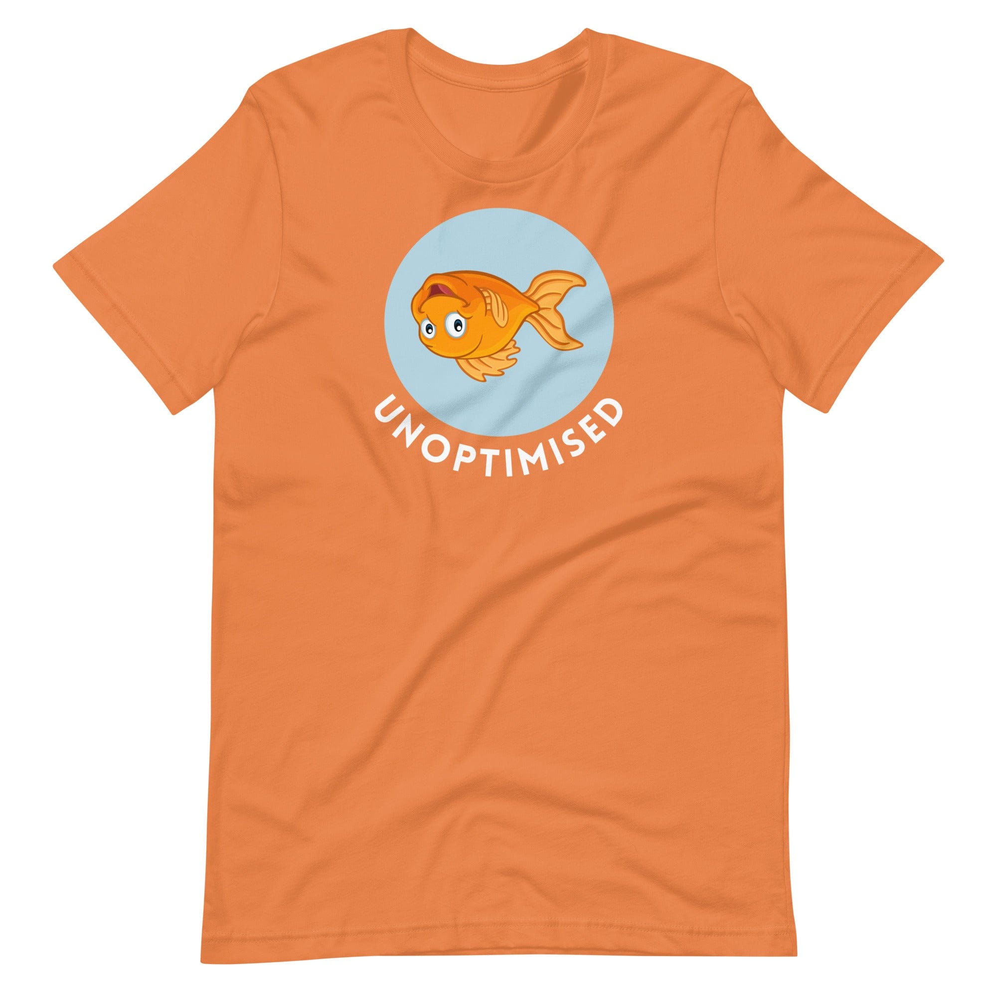 Unoptimised Goldfish T-shirt Burnt Orange / S Shirts & Tops Jolly & Goode