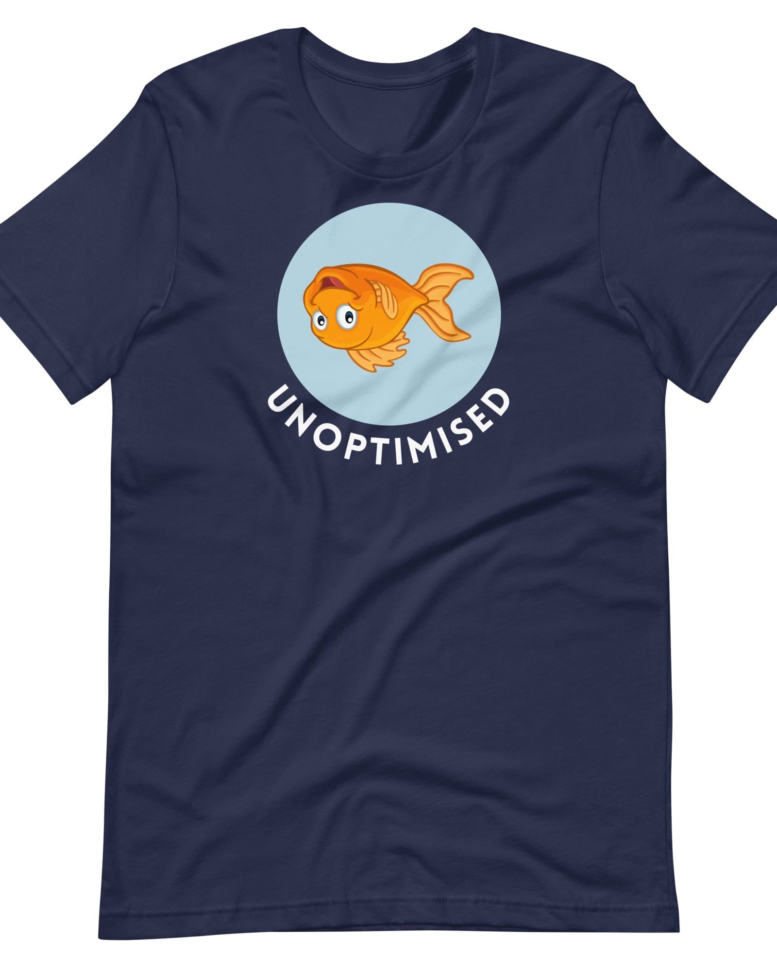 Unoptimised Goldfish T-shirt Navy / S Shirts & Tops Jolly & Goode