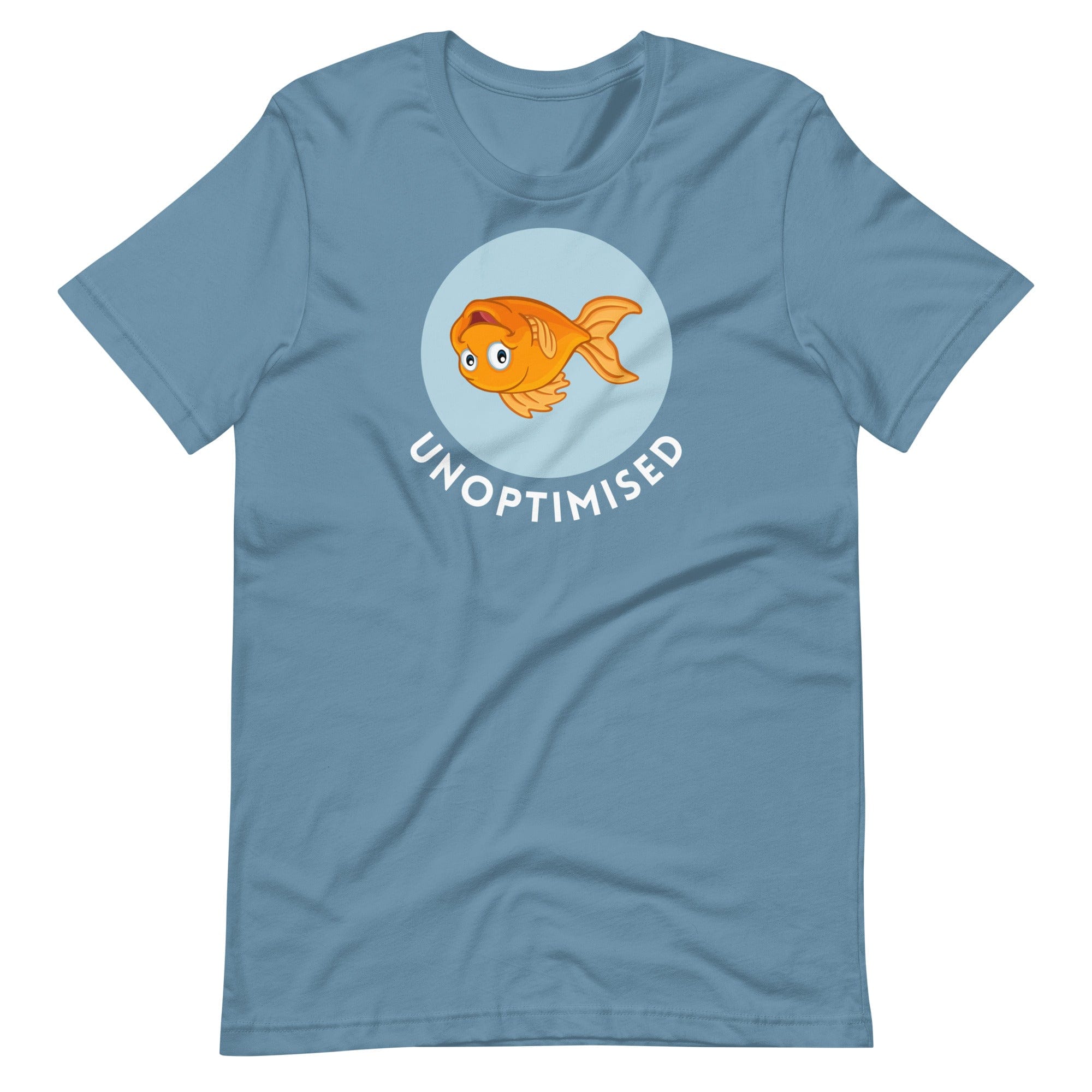 Unoptimised Goldfish T-shirt Steel Blue / S Shirts & Tops Jolly & Goode