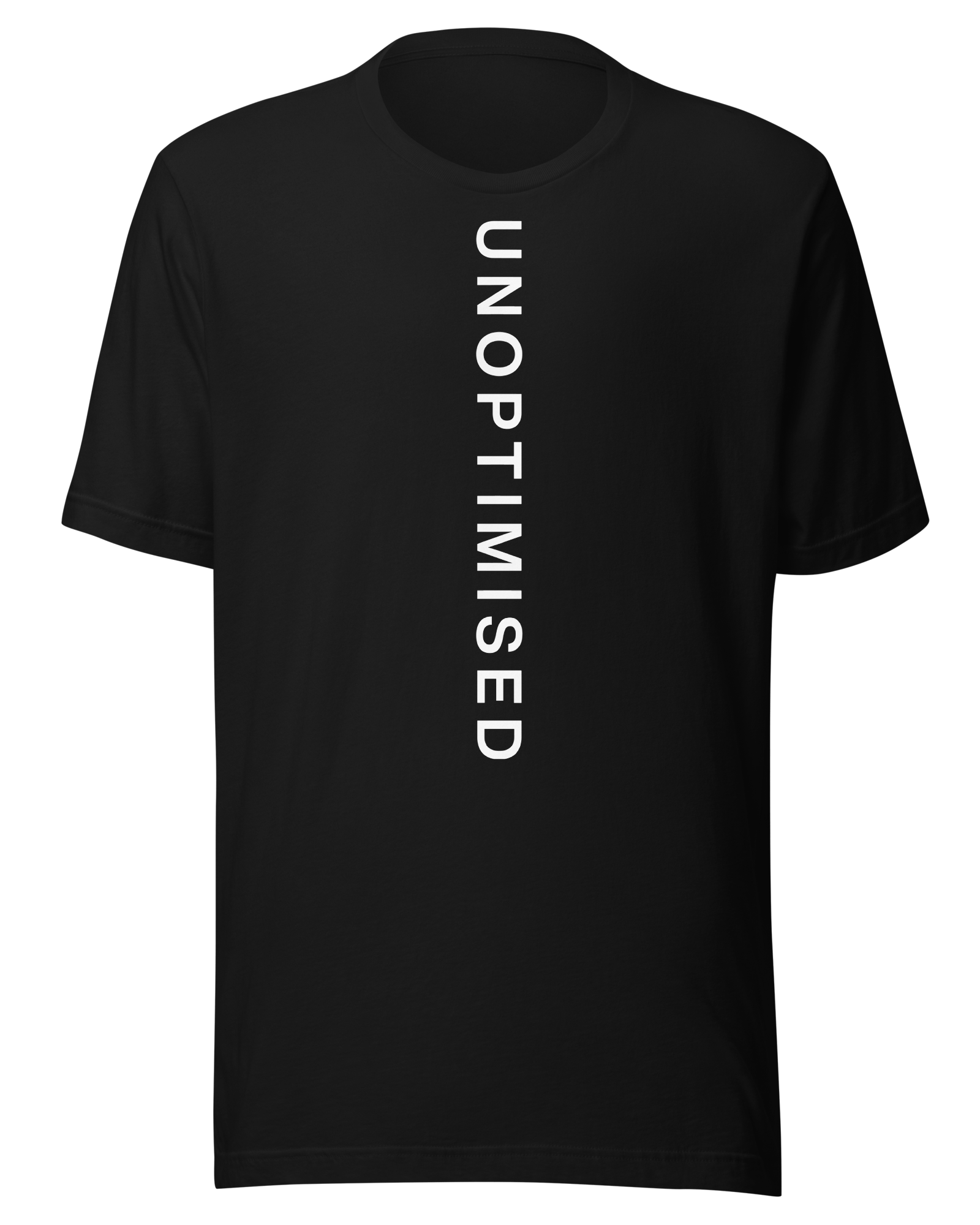 Unoptimised T-shirt | Unisex Fit Black / S Shirts & Tops Jolly & Goode