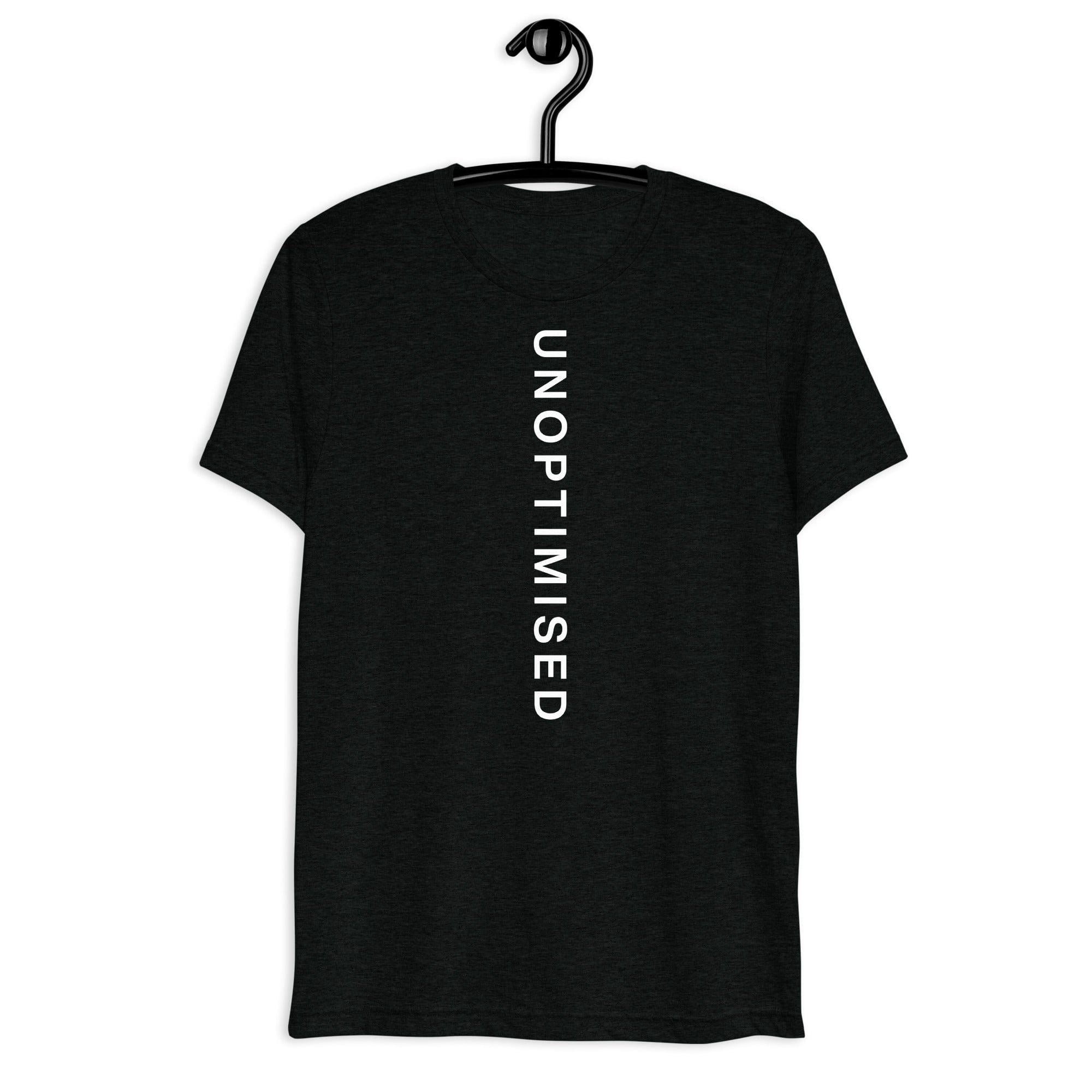 Unoptimised Tri-blend T-shirt | Unisex Fit Solid Black Triblend / XS Shirts & Tops Jolly & Goode