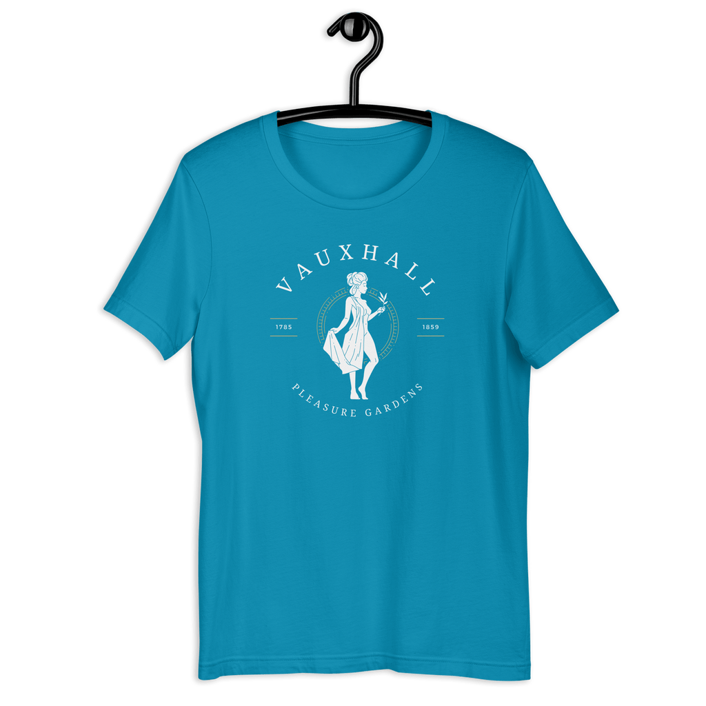 Vauxhall Pleasure Gardens T-shirt | Unisex Aqua / S Shirts & Tops Jolly & Goode