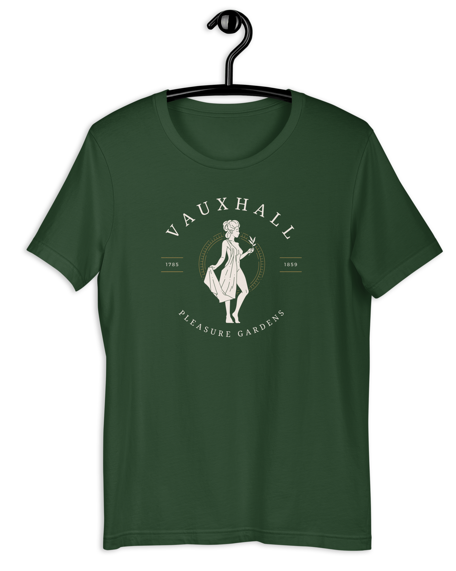 Vauxhall Pleasure Gardens T-shirt | Unisex Forest / S Shirts & Tops Jolly & Goode