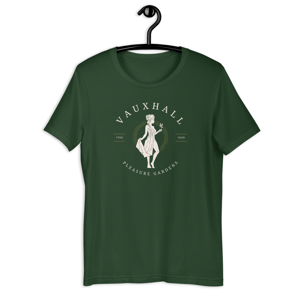 Vauxhall Pleasure Gardens T-shirt | Unisex Forest / S Shirts & Tops Jolly & Goode