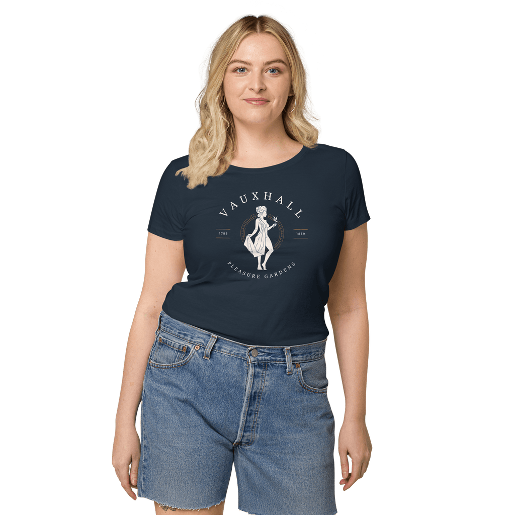 Vauxhall Pleasure Gardens Women’s Organic T-shirt French Navy / S Shirts & Tops Jolly & Goode