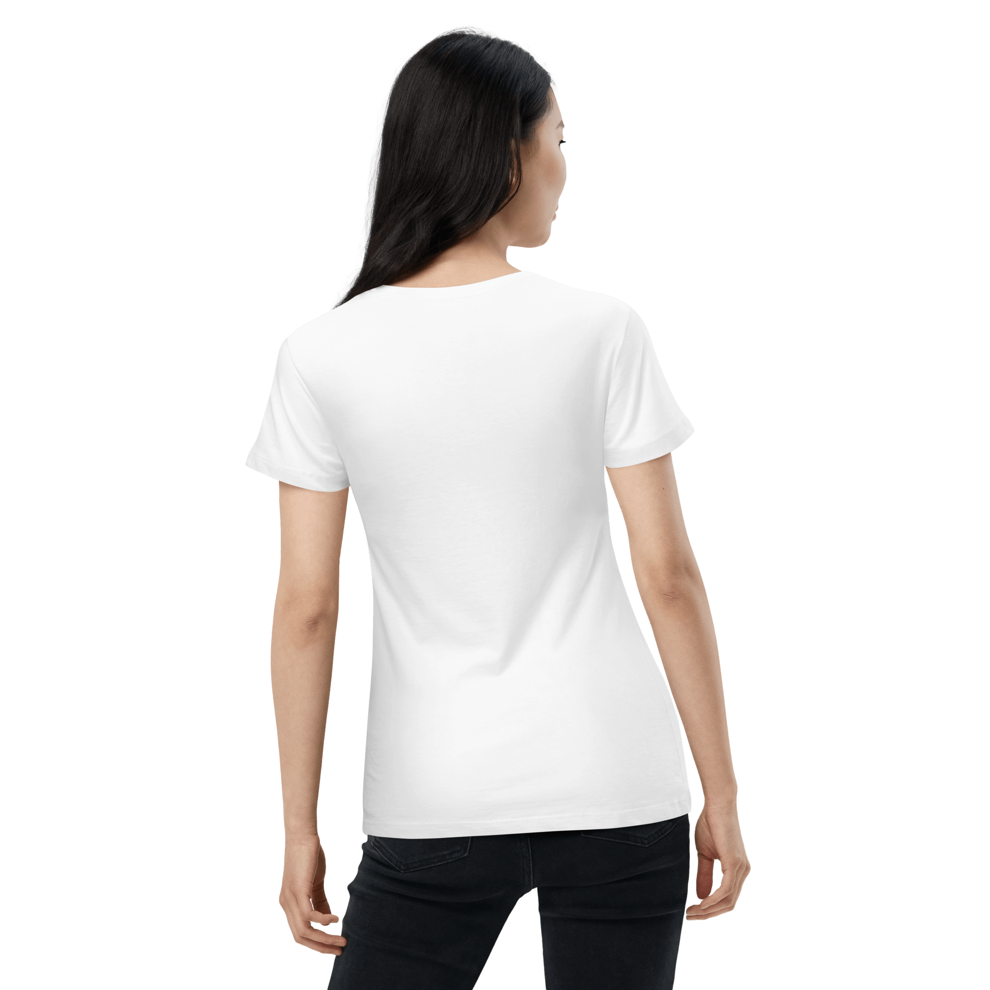 White On White Flower Women’s Organic T-shirt Shirts & Tops Jolly & Goode