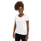 White On White Women's Athletic T-shirt Activewear Jolly & Goode