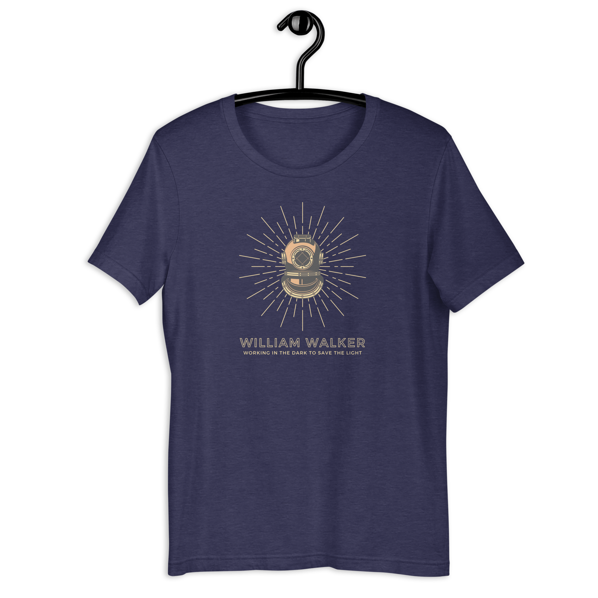 William Walker T-shirt Heather Midnight Navy / S Shirts & Tops Jolly & Goode