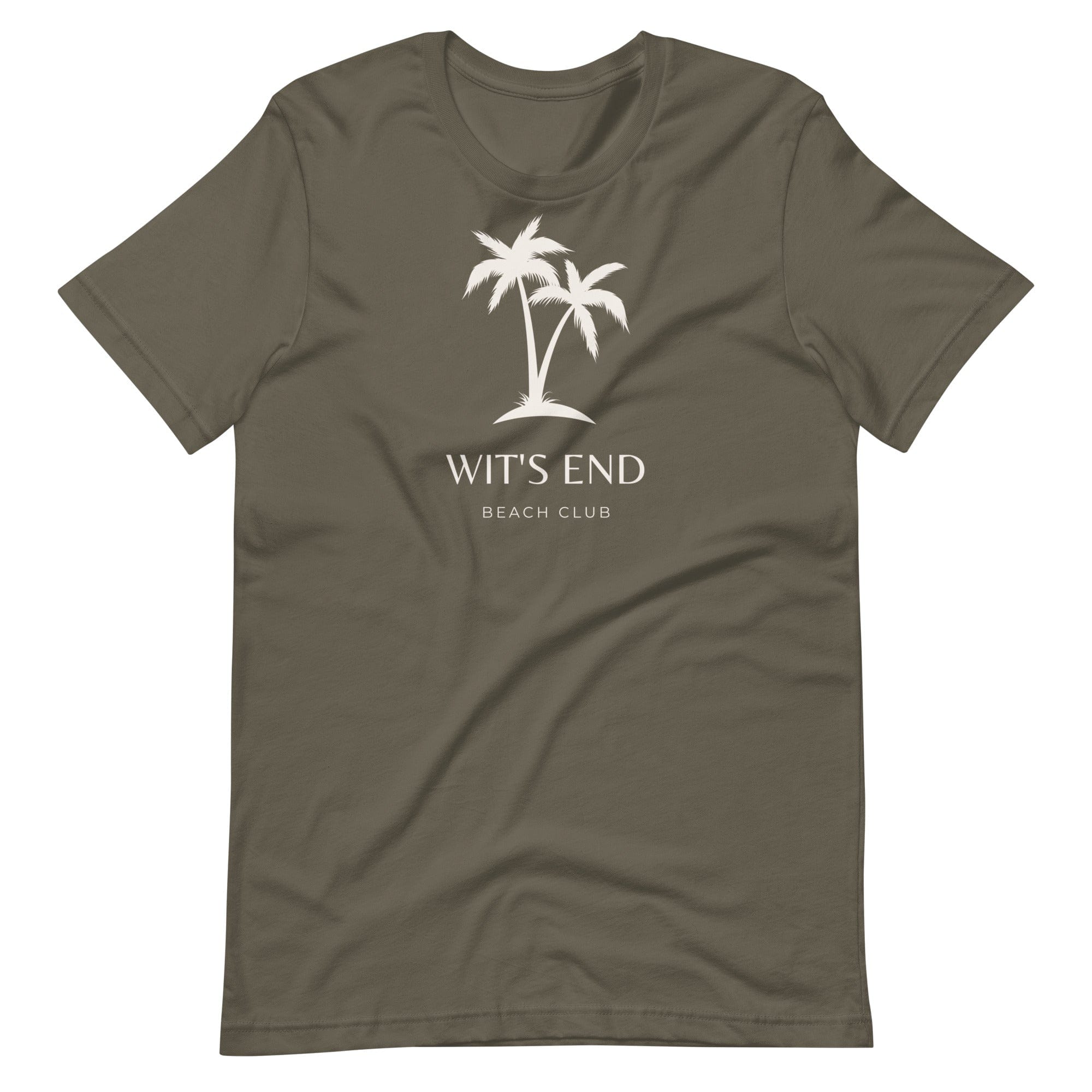 Wit's End Beach Club T-shirt Army / S Shirts & Tops Jolly & Goode