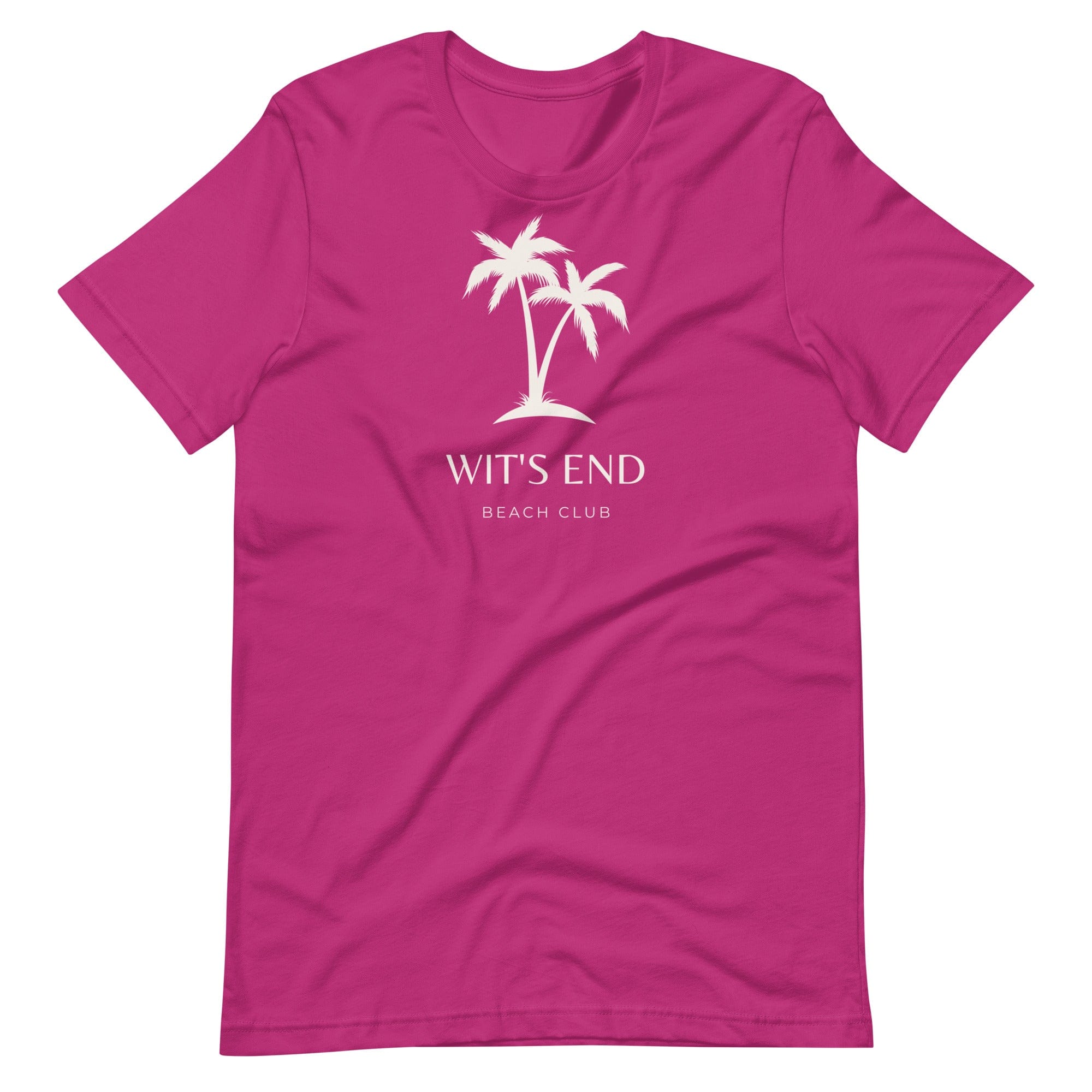 Wit's End Beach Club T-shirt Berry / S Shirts & Tops Jolly & Goode