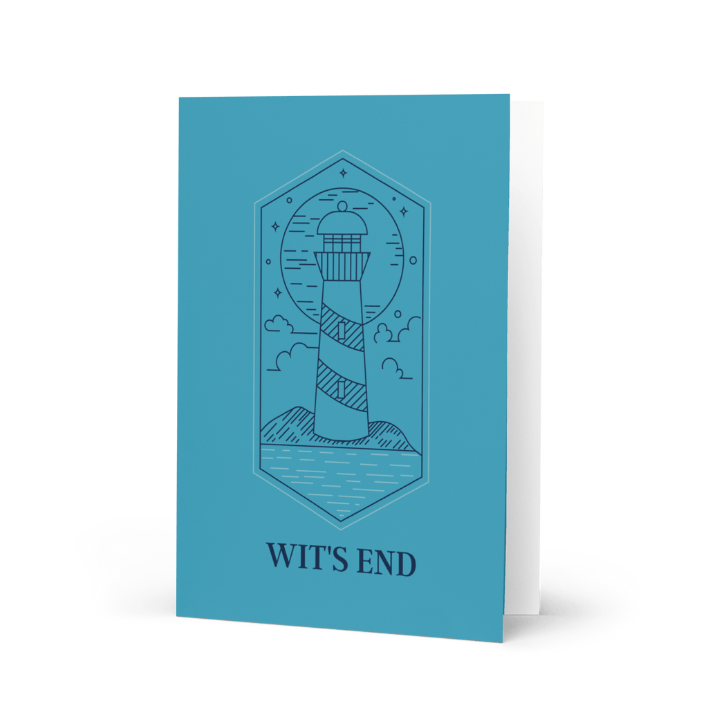 Wit's End | Greeting Card 5.83″×8.27″ Greeting & Note Cards Jolly & Goode