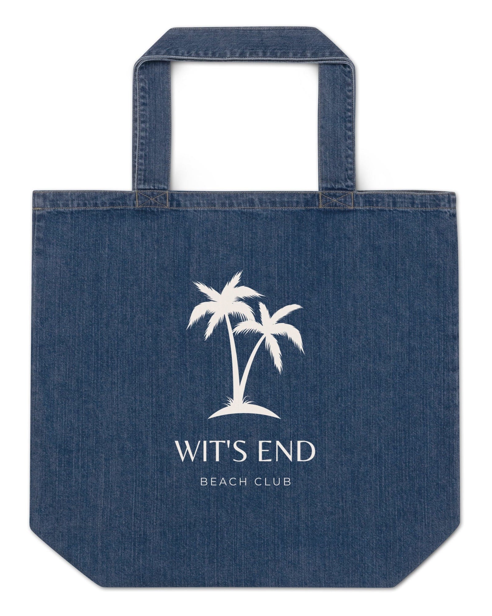 Wit's End Organic Denim Tote Bag Tote Bag Jolly & Goode